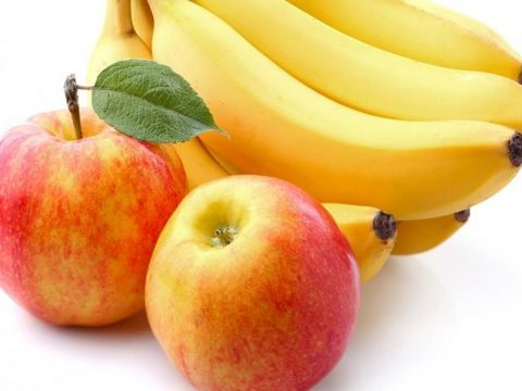 Бананы и яблоки