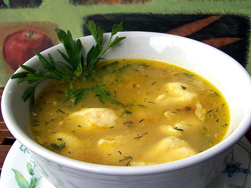 Суп с картофельными клецками