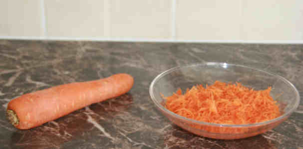 Трем морковь
