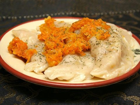 Постные вареники со свежей капустой и морковью пошаговый рецепт
