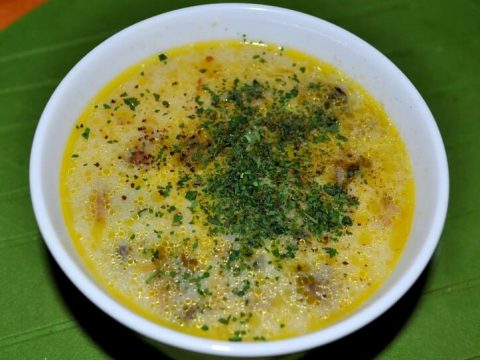 Вкуснейший сырный крем-суп с зеленью