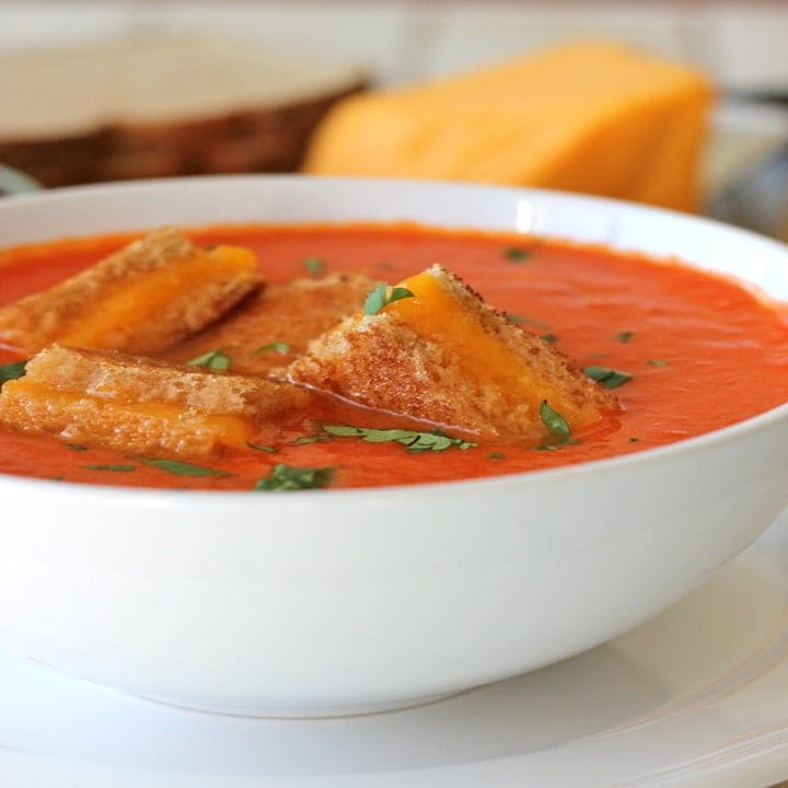 Очень сытный томатный суп — пюре