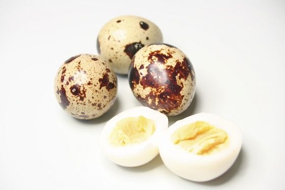 Перепелиные яйца вареные