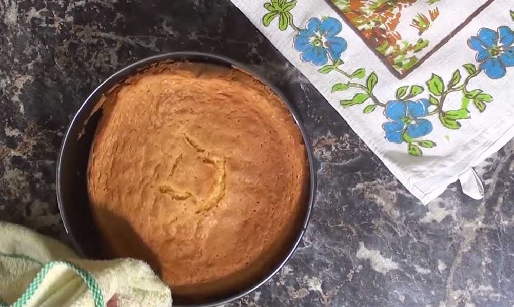 Бисквит для торта на кипятке