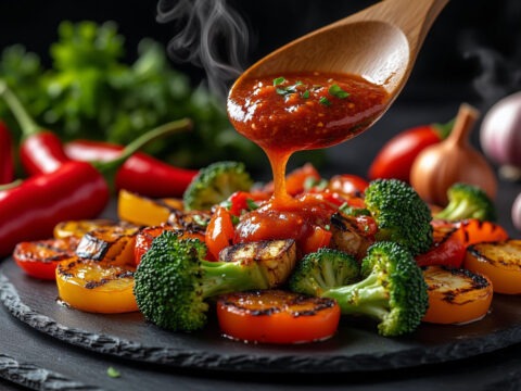 Острый соус для овощей