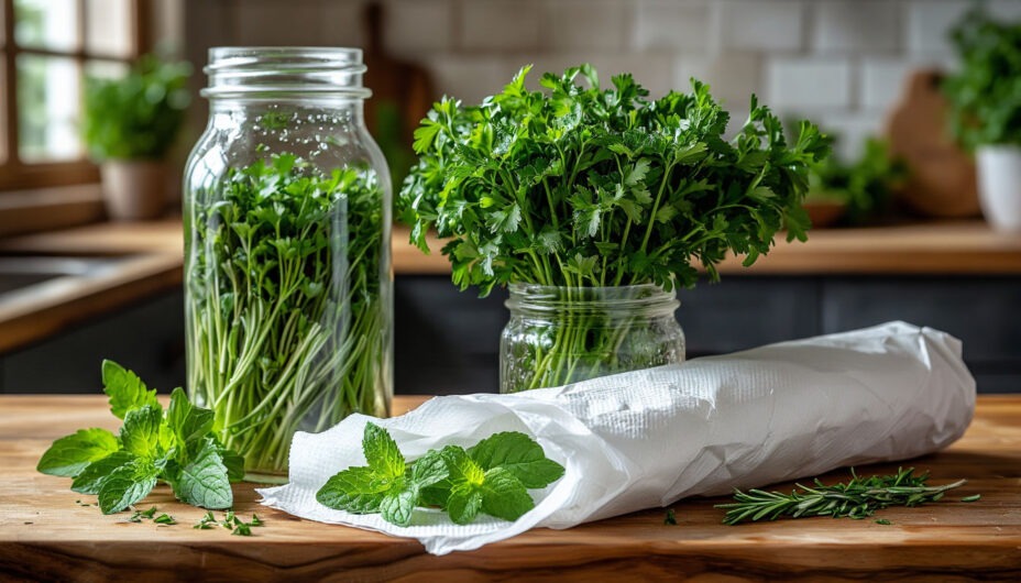 Как сохранить свежесть зелени